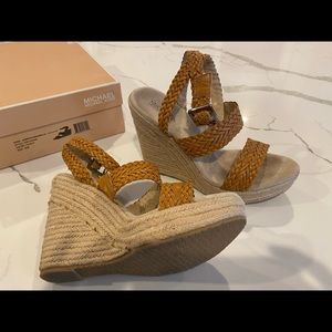 Michael Kors Juniper Espadrille leather sandals